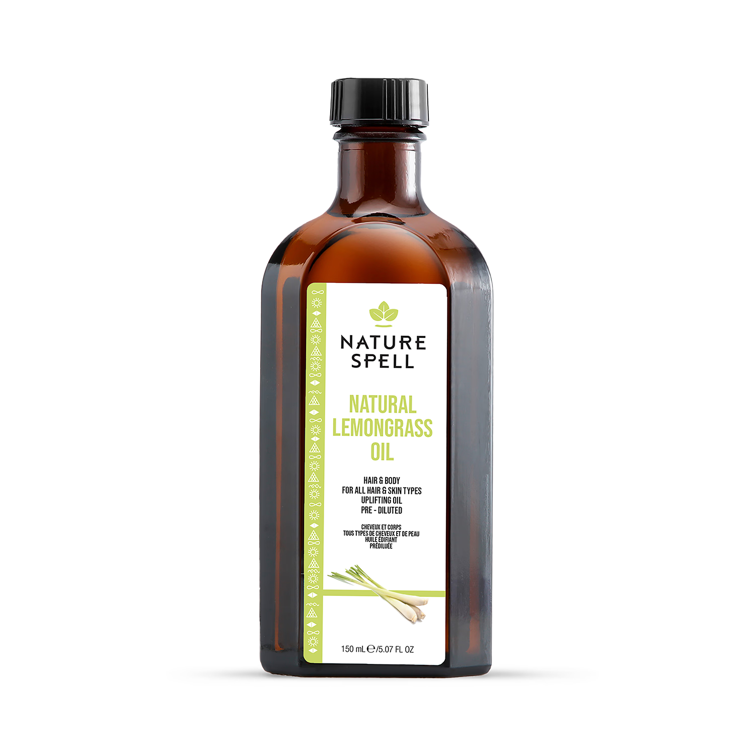 Nature Spell hair and body oil lemongrass 150ml, UK version