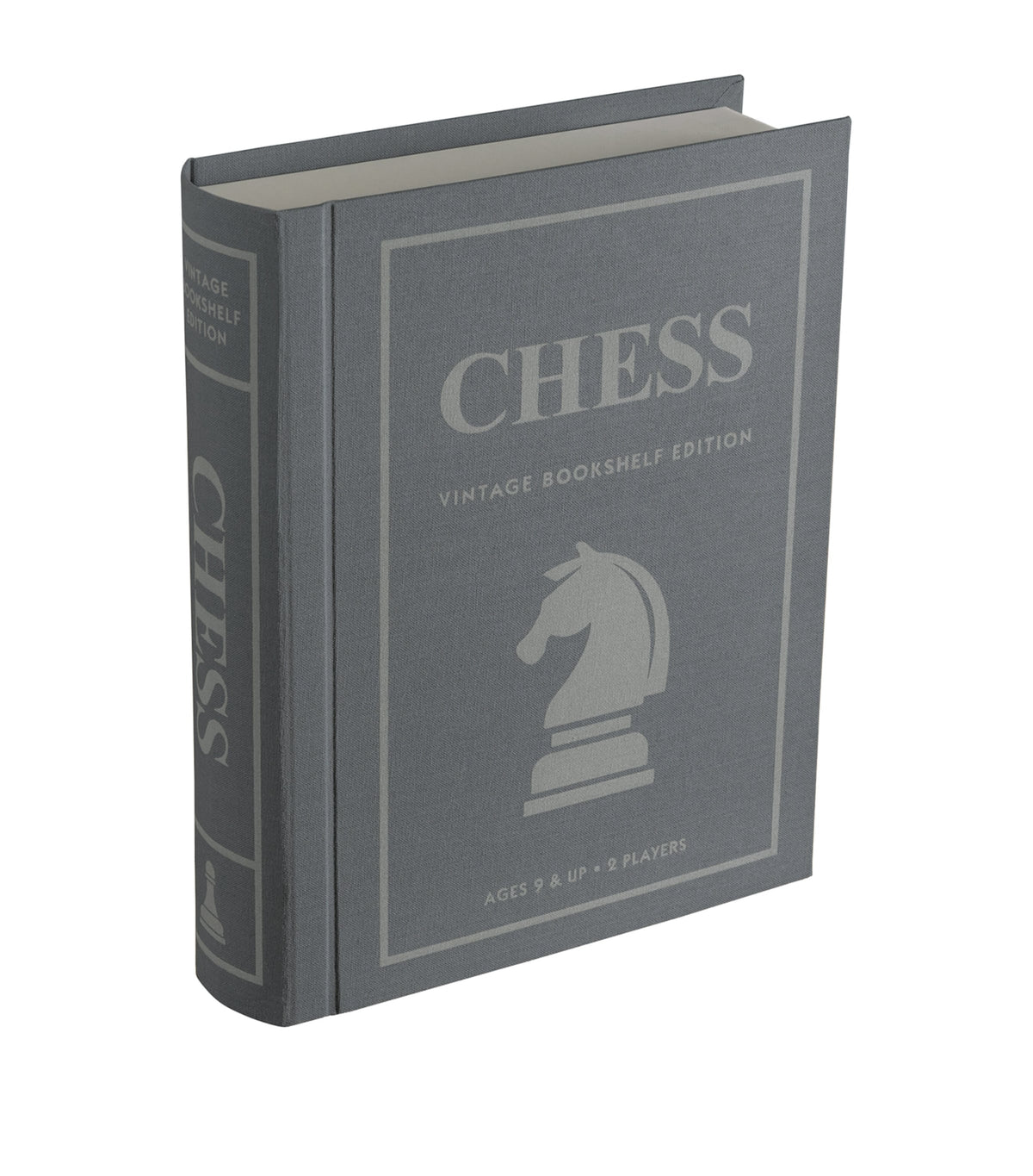 Vintage bookshelf chess board game (British brand)