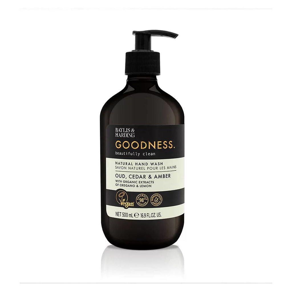 Baylis & Harding Goodness Oud, Cedar & Amber Hand Wash 500ml