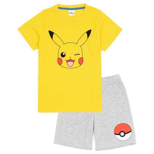 Pokemon Kids Face Short Pyjama Set (Pack of 2) (10-11 Years) GOODS Superdrug   