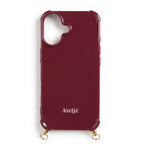 ATELJE Recycled Bold Burgundy iPhone 15 Pro Max Case - British product