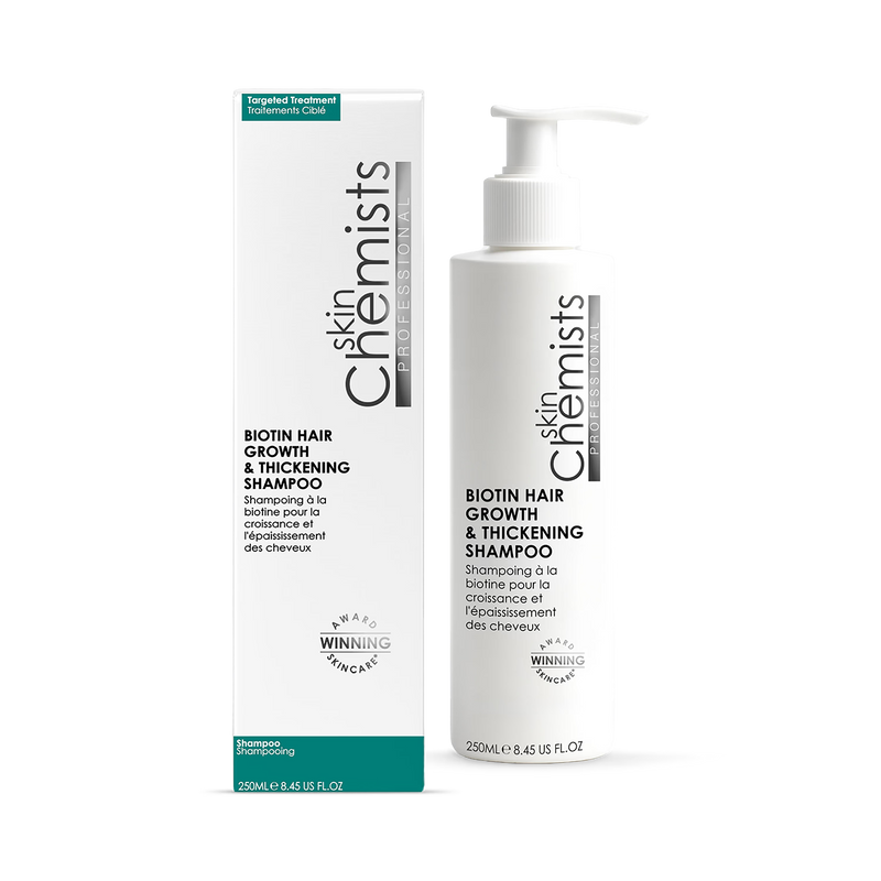 skinChemists Biotin Shampoo 250ml, imported from the UK