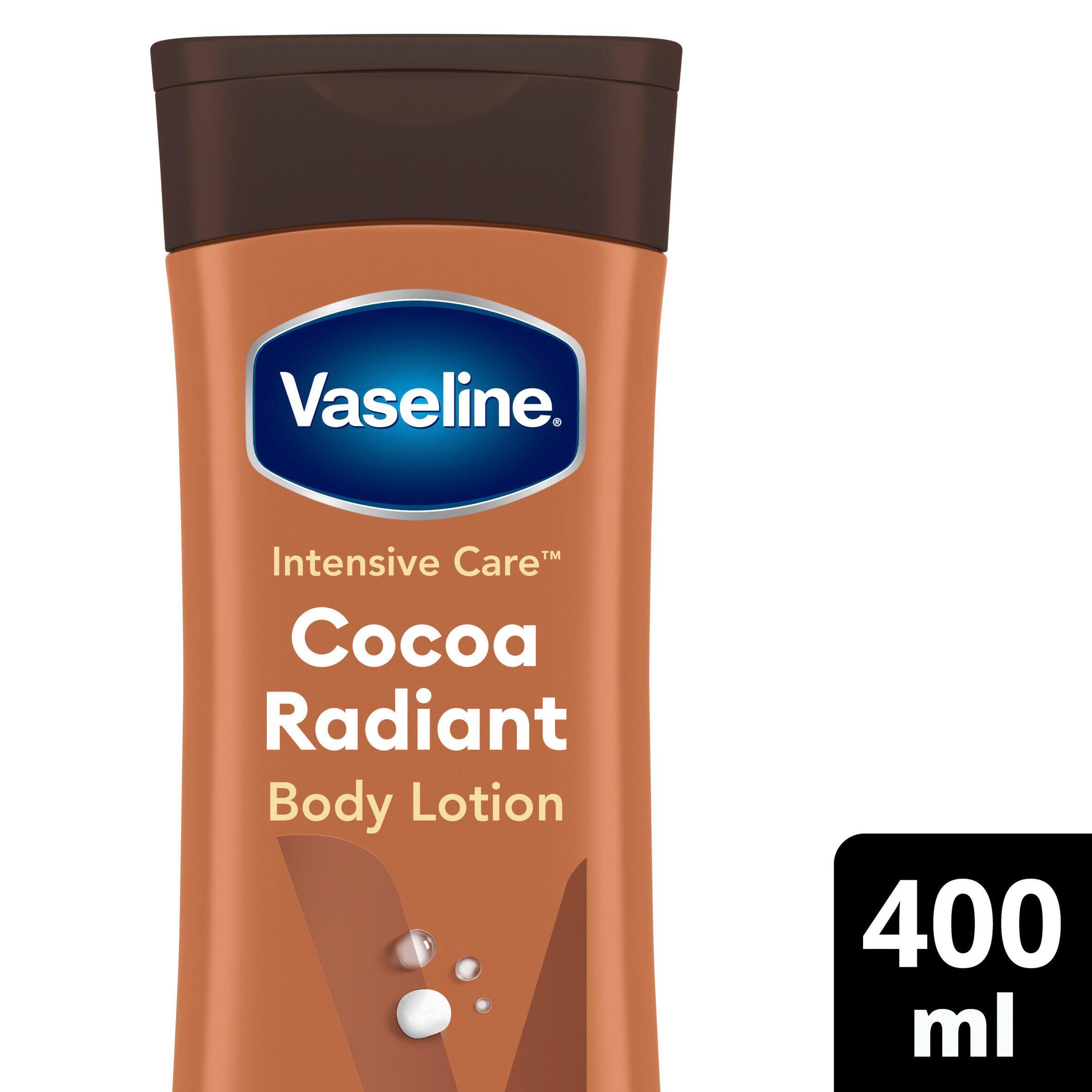 Vaseline Intensive Care Cocoa Radiant Body Lotion 400ml body cream & moisturisers Sainsburys   