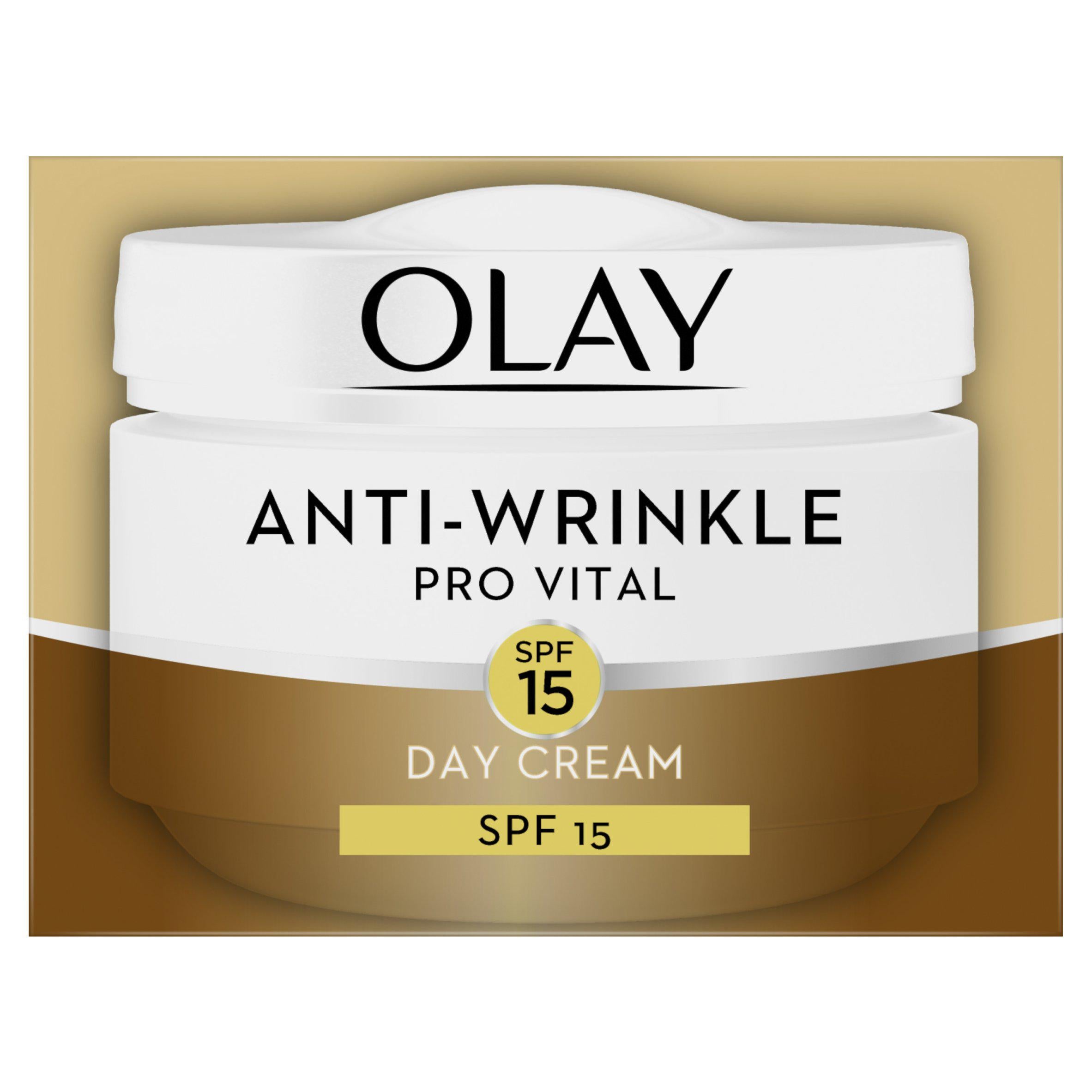 Olay Anti Wrinkle Pro Vital Day Cream with SPF15 For Mature Skin 50ml All Sainsburys   