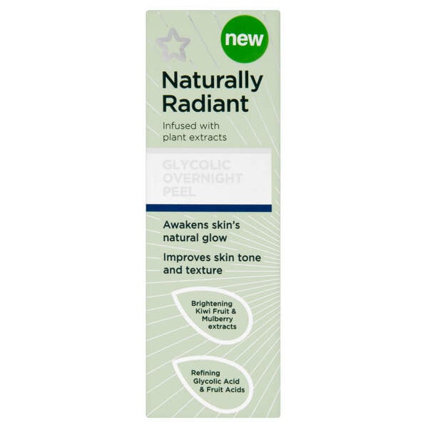 Superdrug Naturally Radiant Glycolic Overnight Peel 30ml