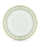 GINORI 1735 green porcelain soup plate 24cm, UK version