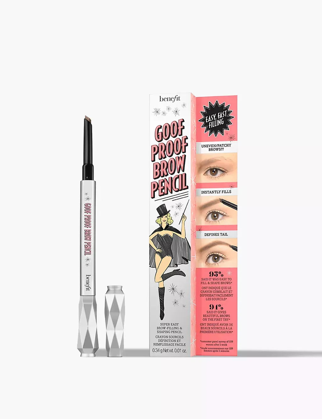 Goof Proof Easy Shape & Fill Eyebrow Pencil 0.34g Make Up & Beauty Accessories M&S   