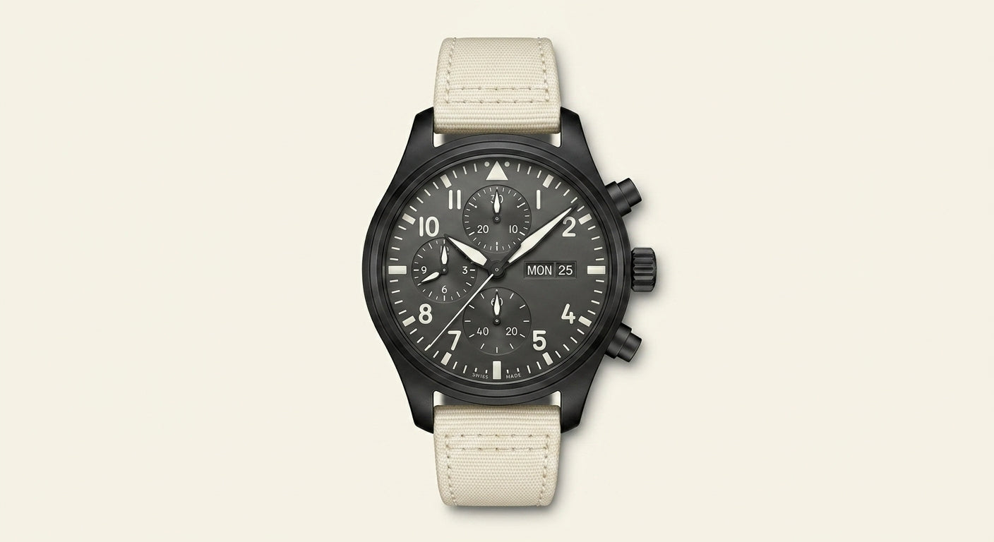 IWC Pilot's Chronograph Top-Gun Edition Ceratanium watch 41mm, imported from the UK