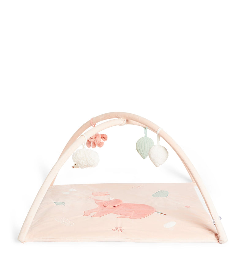 Tartine et Chocolat baby activity playmat with toys and mirror (British brand)