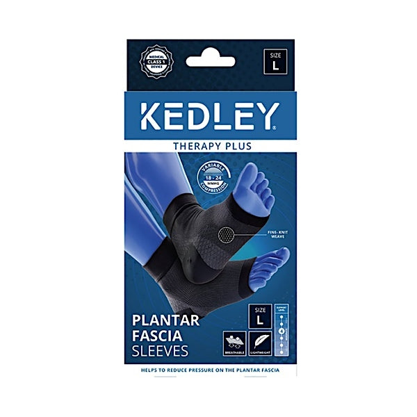 Kedley plantar fascia sleeves large, imported from the UK