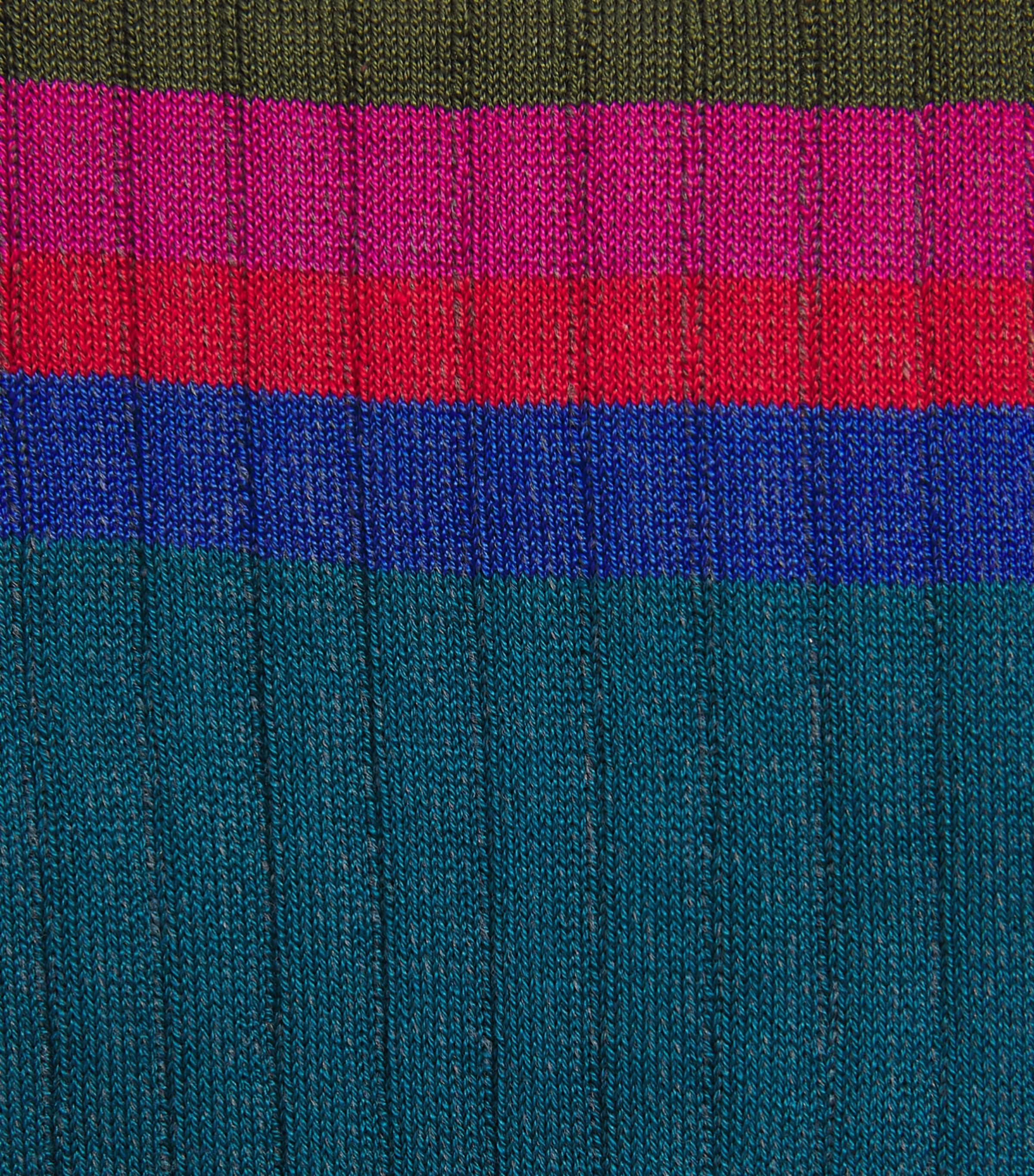 Paul Smith ribbed stripe organic cotton socks - British product