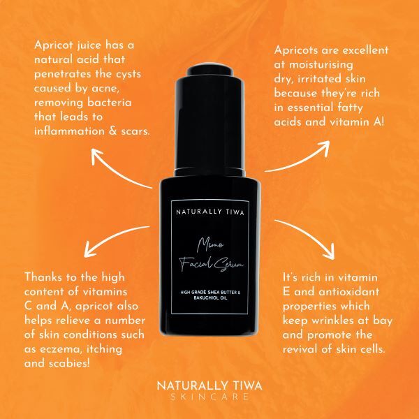 Naturally Tiwa Skincare MIMO facial serum 30ml, UK version