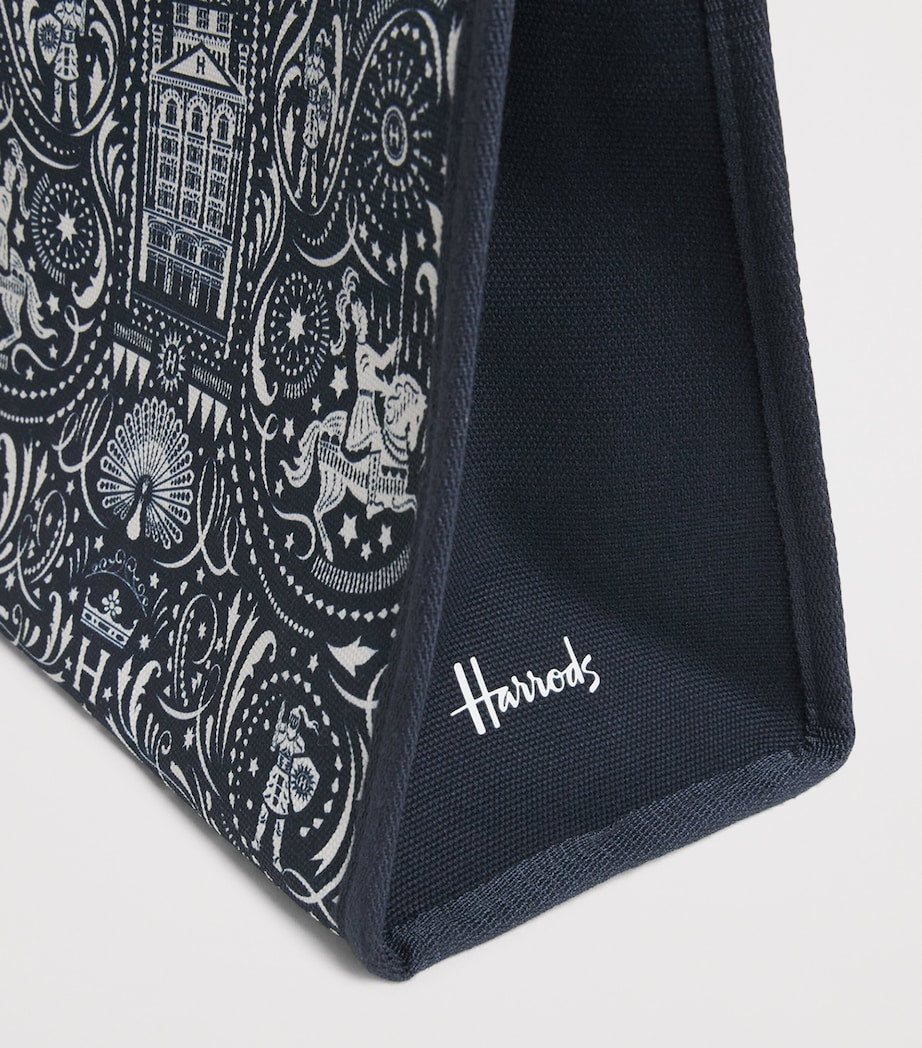 Harrods Small Knights of Brompton Tote Bag, imported from the UK