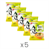 Nongshim Soon Veggie ramyun noodles bundle of 5 - British product