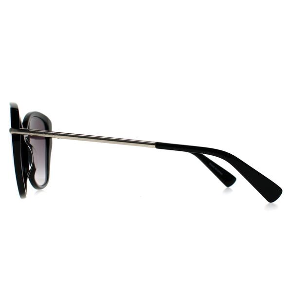Longchamp black cat-eye sunglasses grey gradient lenses, UK version