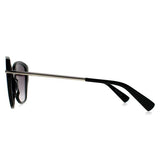 Longchamp black cat-eye sunglasses grey gradient lenses, UK version