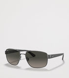 Ray-Ban Sonnenbrille aus Metall, unregelmäßig, rechteckig (britische Marke)