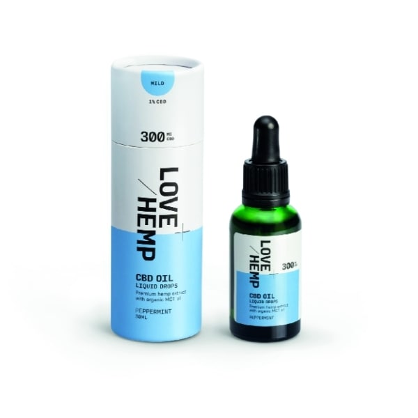 Love Hemp 300Mg 1% Cbd Oil Drops - 30Ml Peppermint GOODS Superdrug   