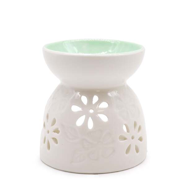 Serenityy ceramic oil burner floral design - British product