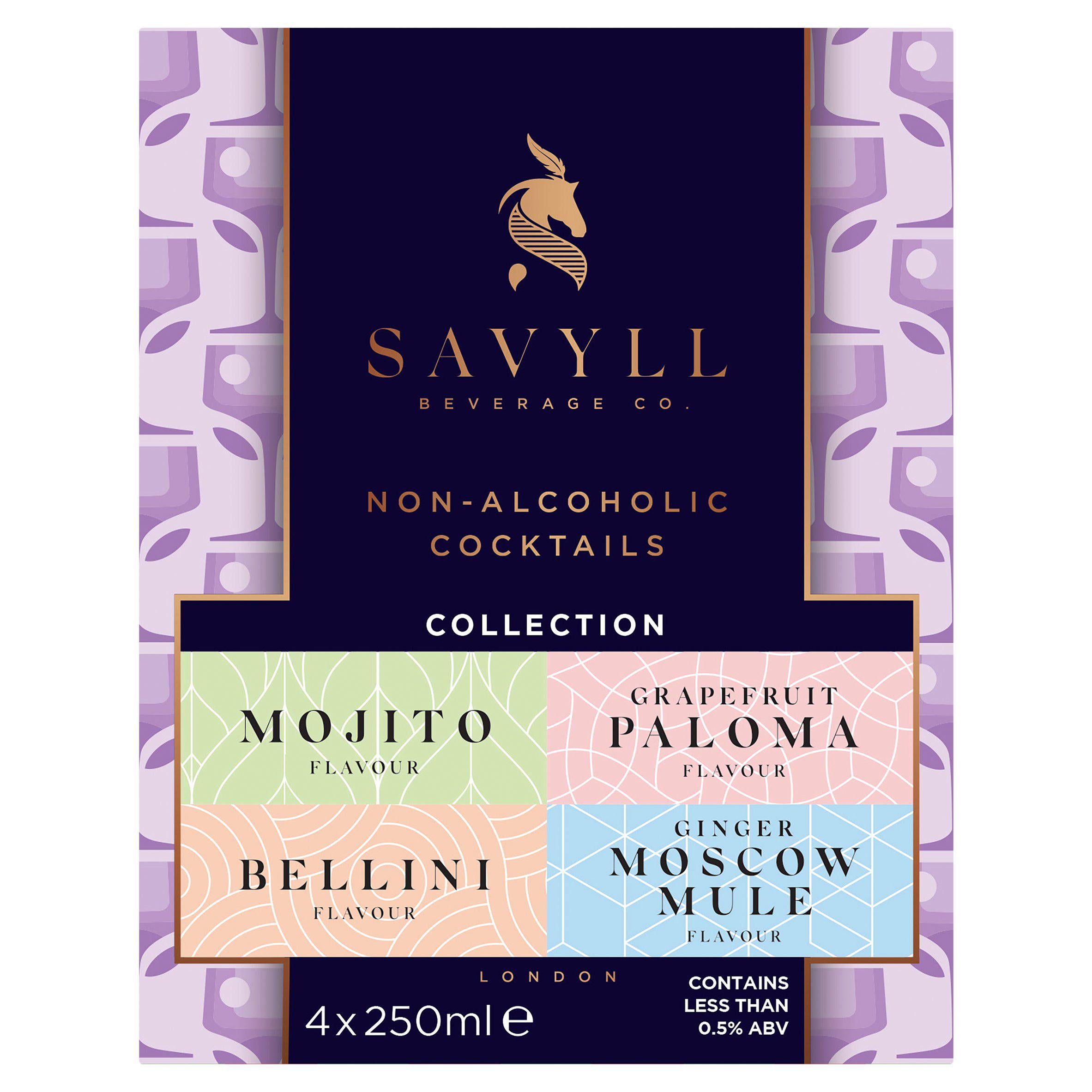 Savyll Beverage Co. Non Alcoholic Cocktails 4x25cl GOODS Sainsburys   