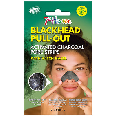 Superdrug 7th Heaven Blackhead Pore Strips Charcoal Witch Hazel- Buy online at McGrocer
