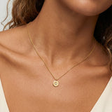 MUCHV gold coin necklace with star pendant 41cm chain - British product