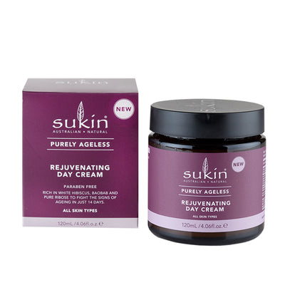 Holland & Barrett Sukin Purely Ageless Day Cream Face Moisturiser 120ml- Buy online at McGrocer