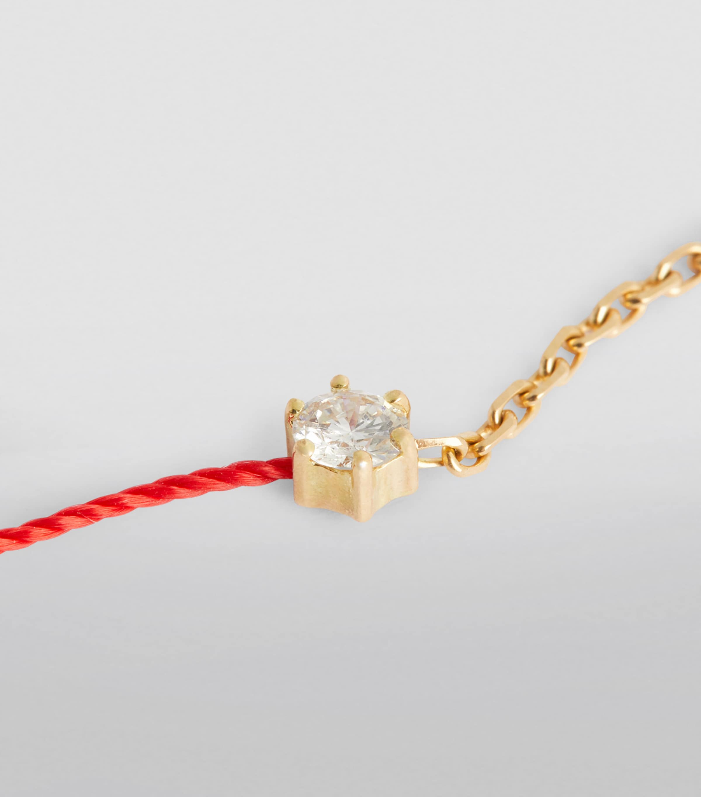 Redline Absolu yellow gold diamond thread bracelet, UK version