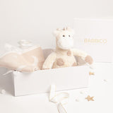 Babbico Beige Giraffe Toy And Star Blanket Baby Gift Set GOODS Superdrug   