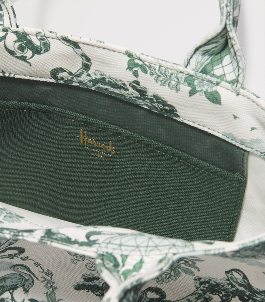 Harrods small toile tote bag (British brand)