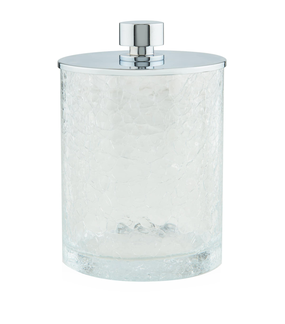 ZODIAC large cracked crystal jar (British brand)