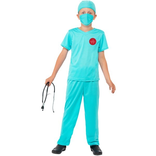 Smiffys kids surgeon costume (British brand)