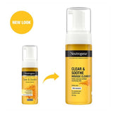 Neutrogena Clear & Soothe Mousse Cleanser 150ml GOODS Superdrug   