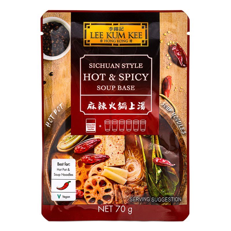Lee Kum Kee Sichuan hot and spicy soup base, UK version