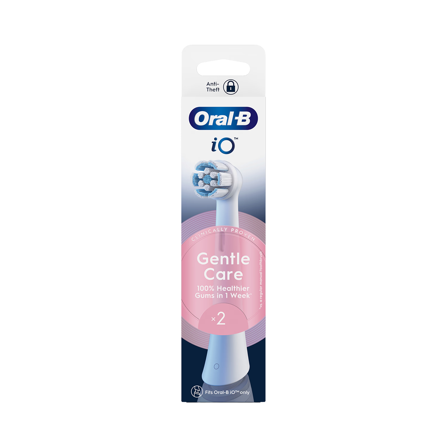 Oral-B iO Gentle Care brush heads 2 count, UK version
