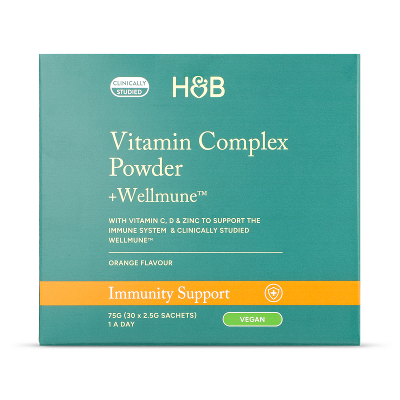 Holland & Barrett vitamin powder orange flavour 30 sachets, UK version