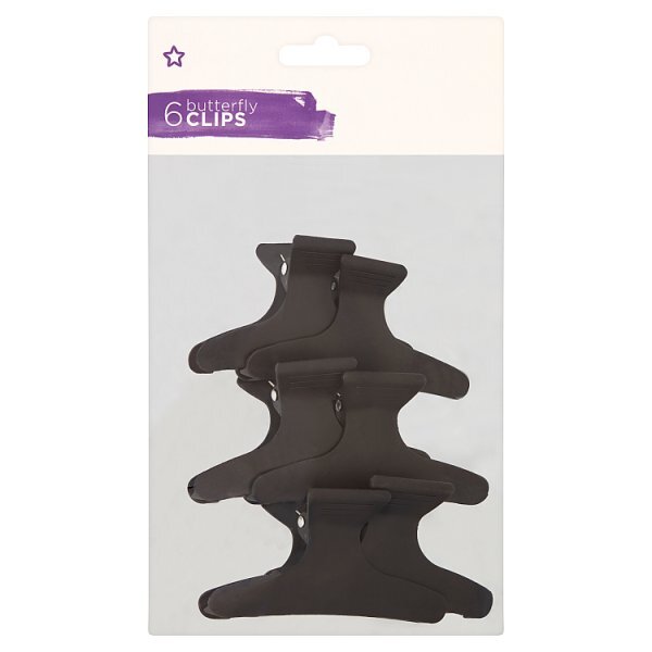 Superdrug Butterfly Clips X6