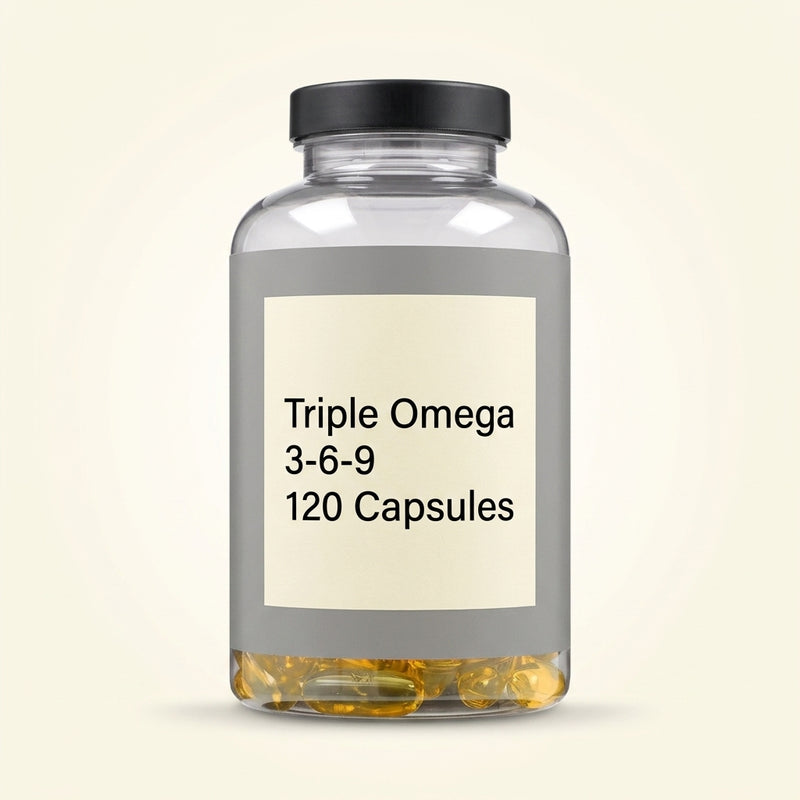 Holland & Barrett Triple Omega 3-6-9 capsules 120 (British brand)