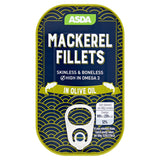 ASDA Mackerel Fillets in Olive Oil Canned & Packaged Food ASDA   