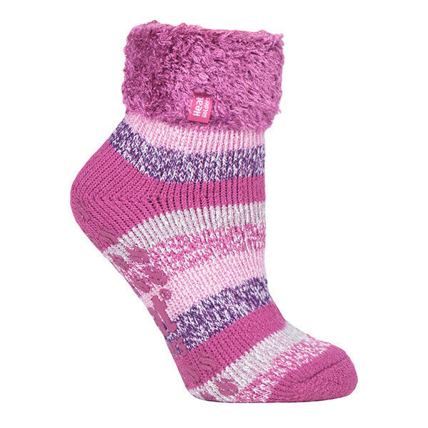 Heat Holders Womens Non Slip Thermal Bed Socks 4-8 UK GOODS Superdrug HHL19  