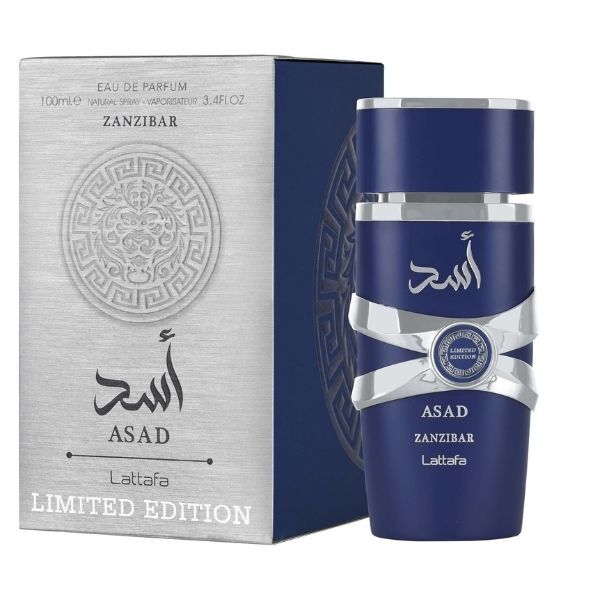 Lattafa Asad Zanzibar limited edition men's EDP 100ml, imported from the UK