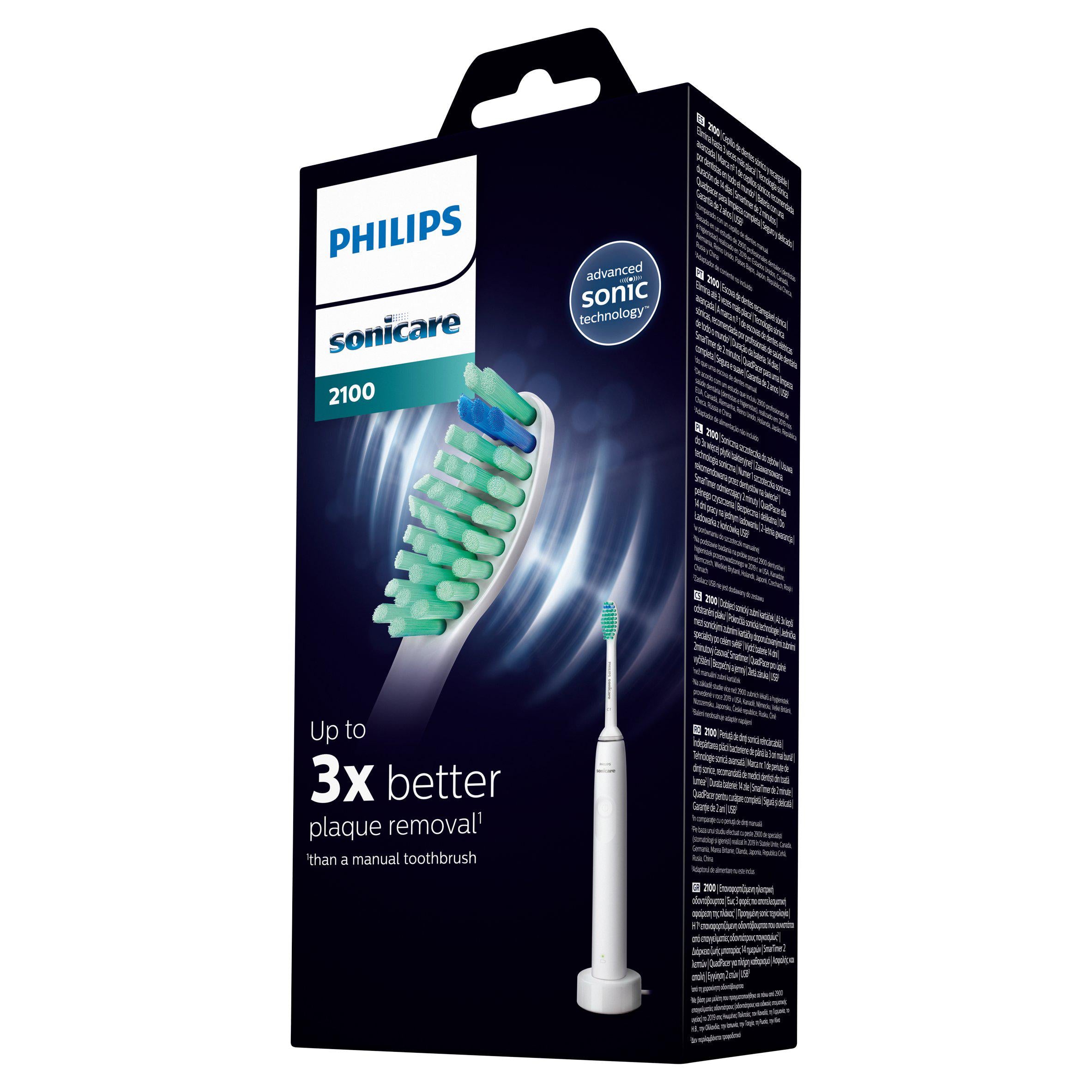 Philips Sonicare 2100 Rechargeable Sonic Electric Toothbrush GOODS Sainsburys   