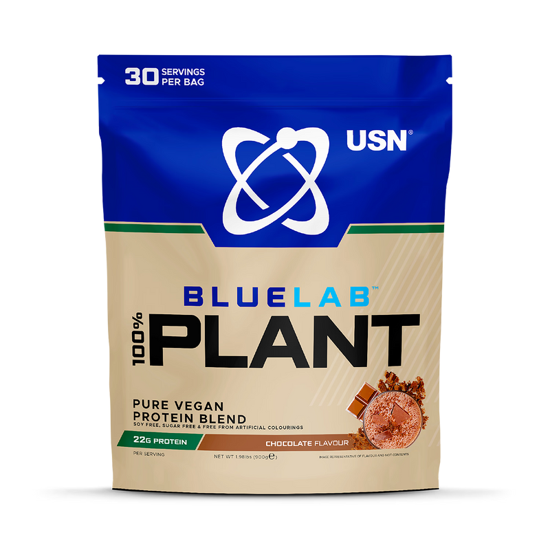 USN vegan plant protein chocolate powder 900g - British product