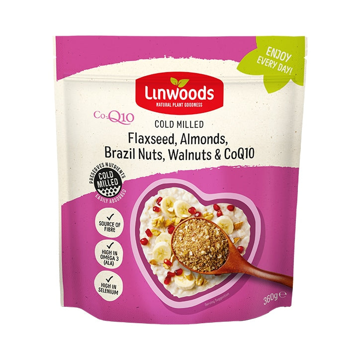 Linwoods Milled Flaxseed, Almonds, Brazil Nuts, Walnuts & Q10 360g