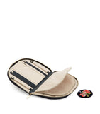 WOLF Embroidered Zoe Zip-Up Jewellery Case (British brand)