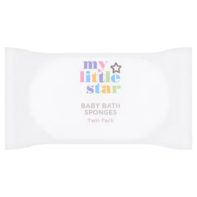Superdrug Superdrug Baby Sponge Twin Pack Sponges- Buy online at McGrocer