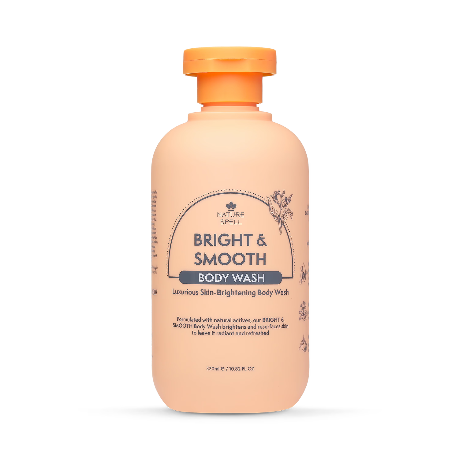 Nature Spell bright and smooth body wash 320ml, UK version