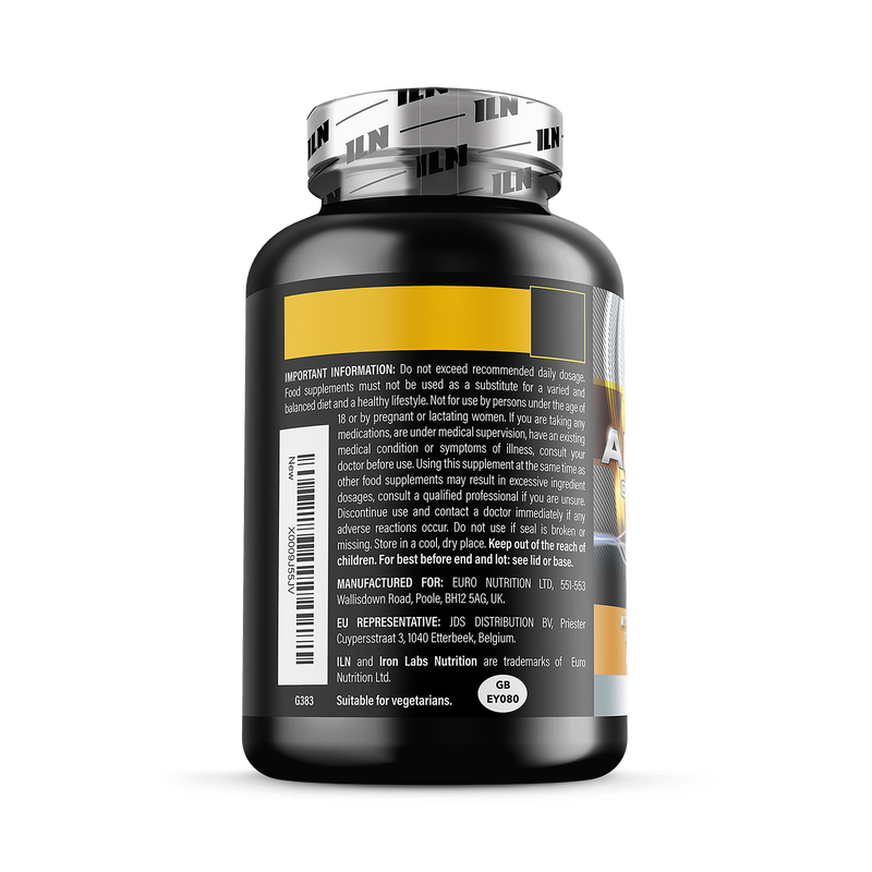 L Arginine capsules 2600mg with glutamine 120 capsules - British product