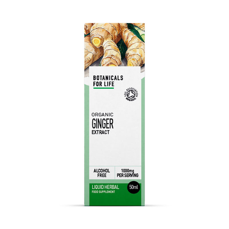 Botanicals For Life organic ginger root extract 50ml, UK version