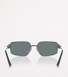 Tiffany & Co. metal rectangular sunglasses TF3111, imported from the UK
